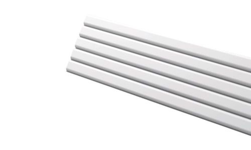 Painel Ripado Poliestireno Canelé L Branco 12cmx2,8m