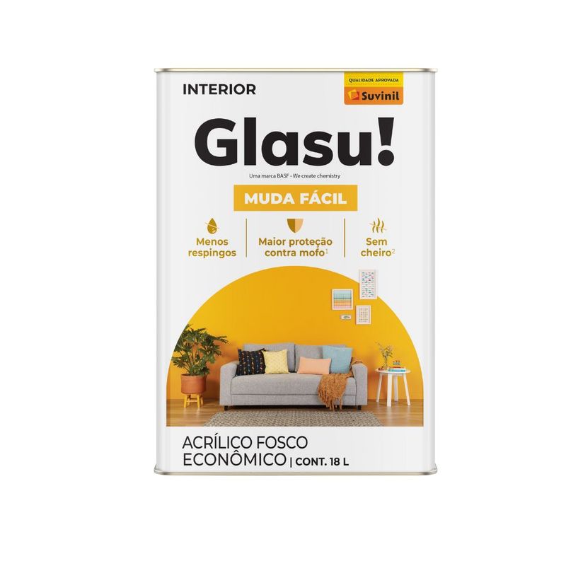 Tinta-Economica-Acrilica-Fosco-Glasu-Trevo-da-Sorte-18L-Suvinil