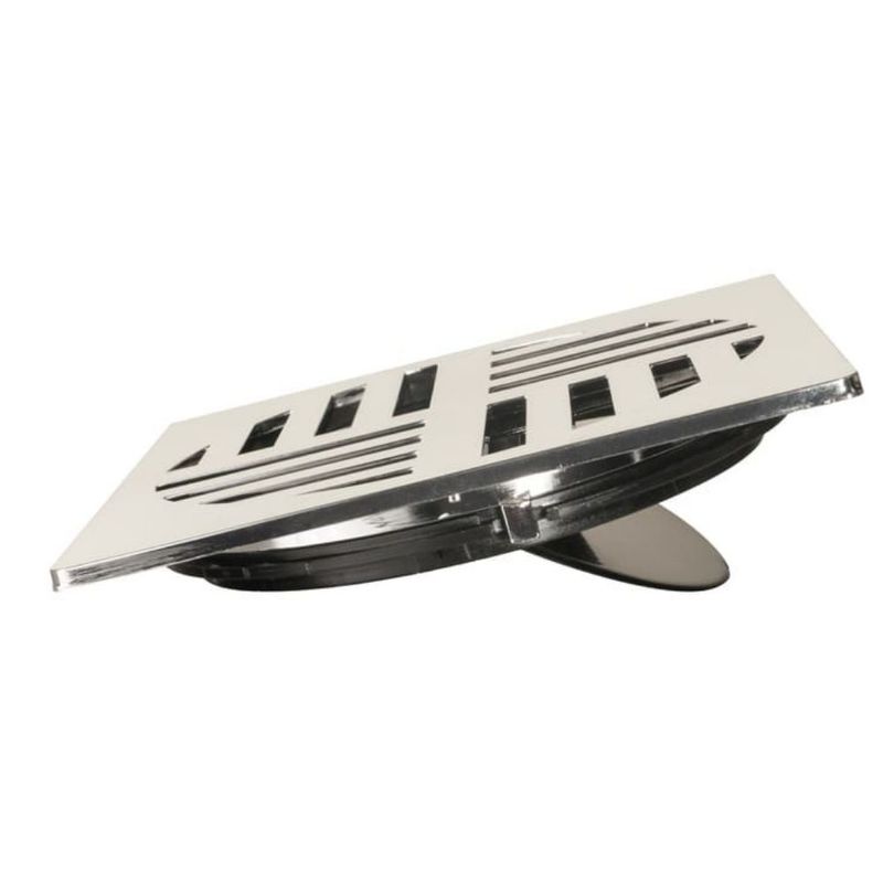 Grelha-Quadrada-Fecho-Automatico-ABS-Cromada-10cm-DN100-Estrela