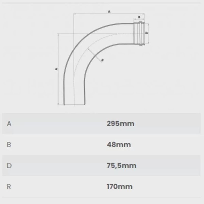 Curva-90-Longa-Esgoto-Serie-Normal-PVC-DN-75-Fortlev
