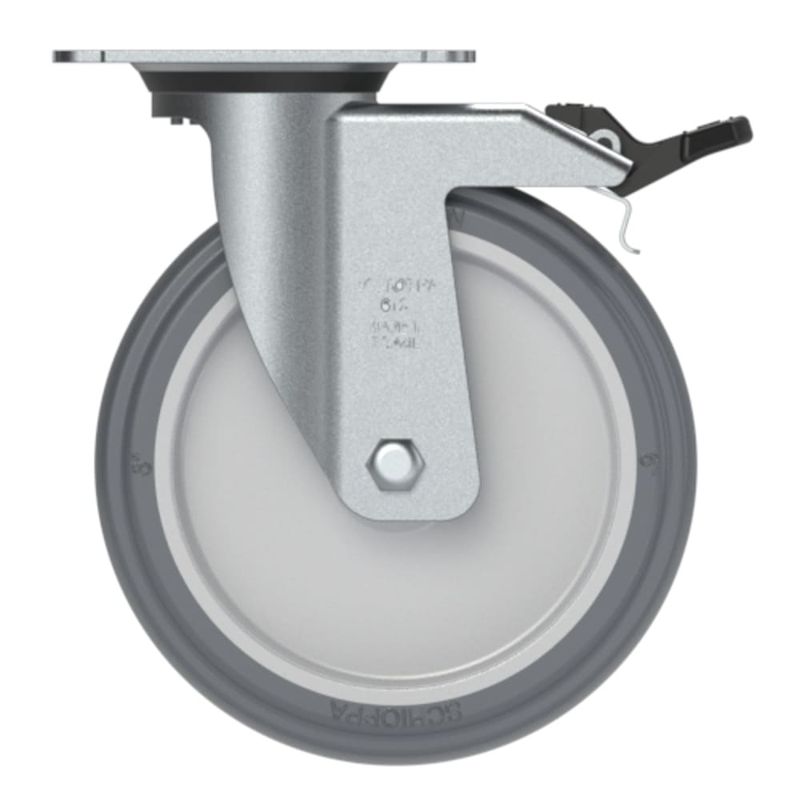 Rodizio-Giratorio-com-Freio-Termoplastico-150mm-85Kg