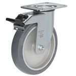 Rodizio-Giratorio-com-Freio-Termoplastico-150mm-85Kg