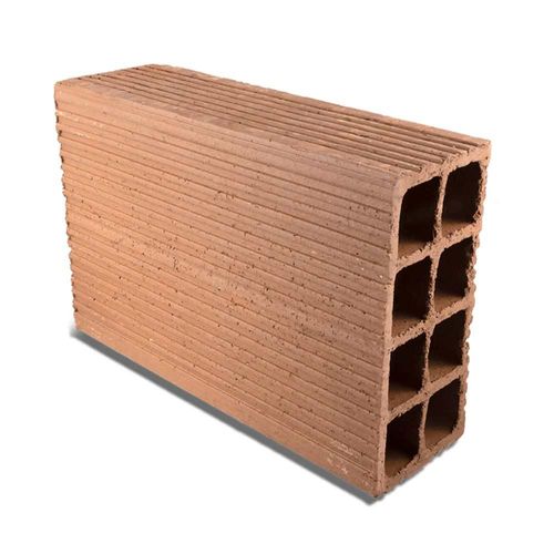 Bloco Cerâmica de Vedação Vermelho Rex