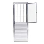 Porta-Postigo-Vidro-Liso-Aluminio-Brilhante-Direito-210x80cm