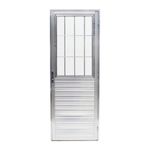 Porta-Postigo-Vidro-Liso-Aluminio-Brilhante-Direito-210x80cm