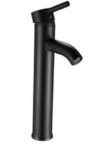 Monocomando-para-Banheiro-Mesa-Bica-Alta-Preto-Redondo-30cm