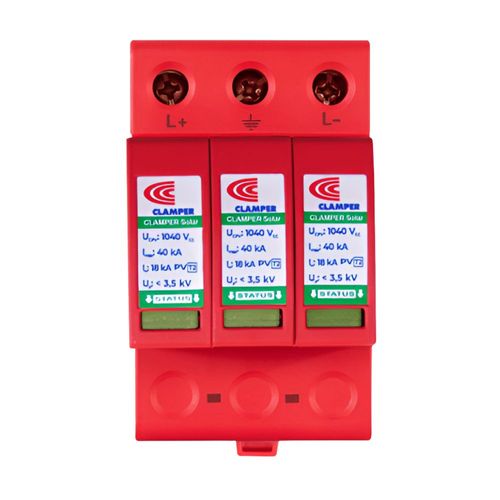 Dispositivo de Proteção Contra Surto DPS Solar 1040V 40kA Clamper