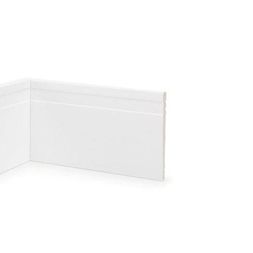 Guarnição Poliestireno Slim Branco Frisado 10x1,0x240cm