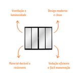 Janela-de-Correr-4-Folhas-sem-Grade-Aluminio-Preto-120x150cm
