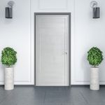 Porta-Laminada-Fechada-Aluminio-Branco-Esquerdo-210x90cm