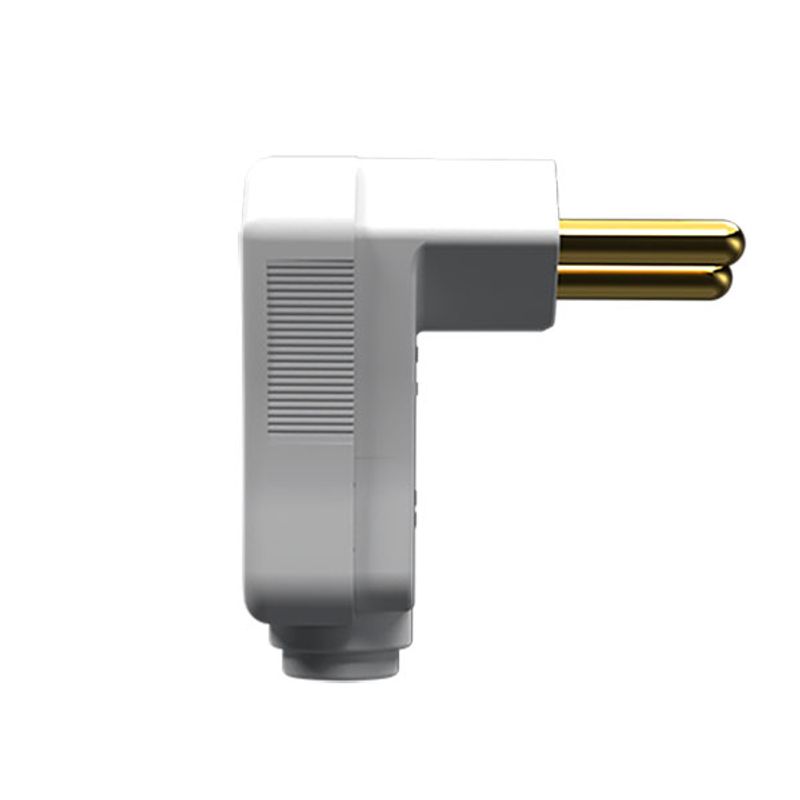 Plugue-Movel-90°-Prensa-Cabo-2-Polos---Terra-10-Amperes-250V-Branco