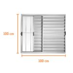Veneziana-3-Folhas-com-Grade-Aluminio-Brilhante-100x100cm