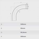 Curva-90-Longa-Esgoto-Serie-Normal-PVC-DN-100-Fortlev