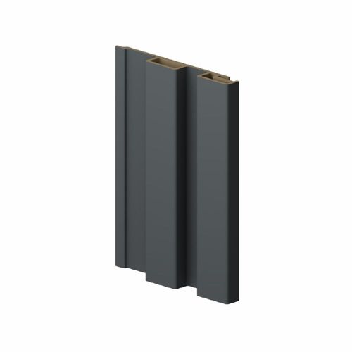 Painel Ripado SuperWPC Laca Grafite 10x1,5X285cm
