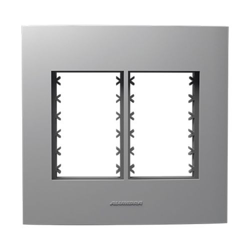 Placa 6 Postos 4x4 com Suporte Branca Inovapro