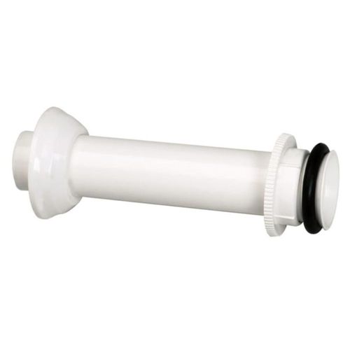 Tubo de Ligação Rígido Ajustável para Vaso Sanitário Branco Luconi