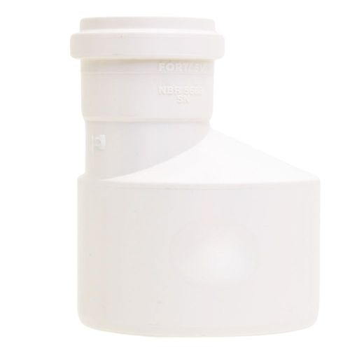 Redução Excêntrica Esgoto Série Normal PVC DN 75 x 50 Fortlev