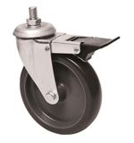 Rodizio-Giratorio-com-Freio-Fixacao-Espiga-5--de-Resina-Termoplastica