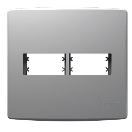 Placa 4 Postos 4x4 com Suporte Branca Biancopro