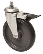 Rodizio-Giratorio-com-Freio-Fixacao-Espiga-6--de-Resina-Termoplastica