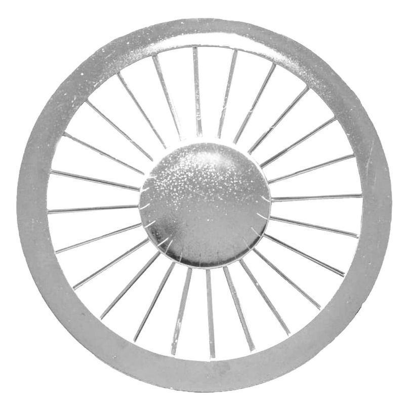 Grelha-Redonda-PVC-Cromada-10cm-DN100-Luconi