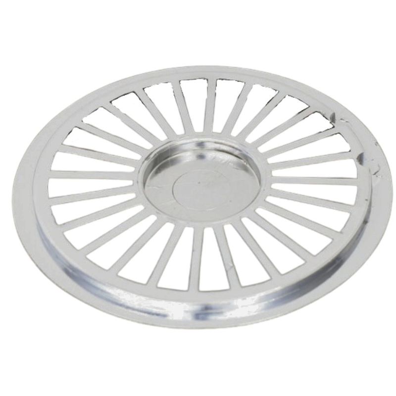Grelha-Redonda-PVC-Cromada-10cm-DN100-Luconi