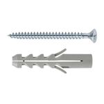 Bucha-Nylon-sem-Anel-com-Parafuso-Cabeca-Chata-8x40mm-50-pecas