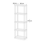 Estante-Plastica-Retangular-80kg-Maxx-179x80x40cm-5-Prateleiras-Preto
