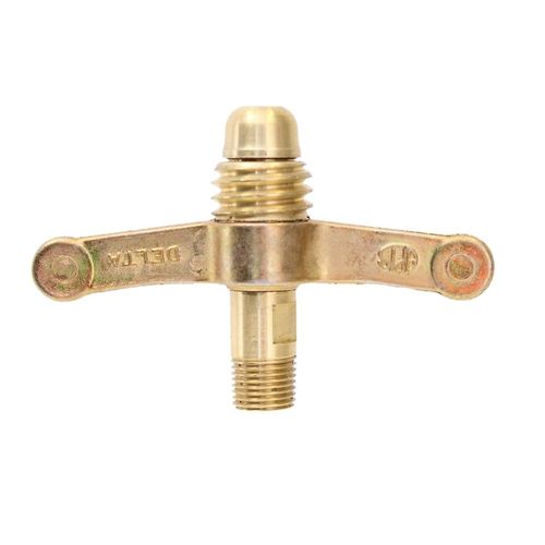 Niple Borboleta Gás Botijão Latão UNC 5/8 x 1/8" NPT