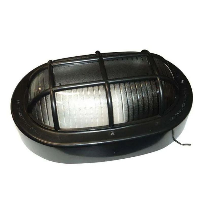 Tartaruga-em-Policarbonato-Preto-IP54-para-1-Lampada-E27