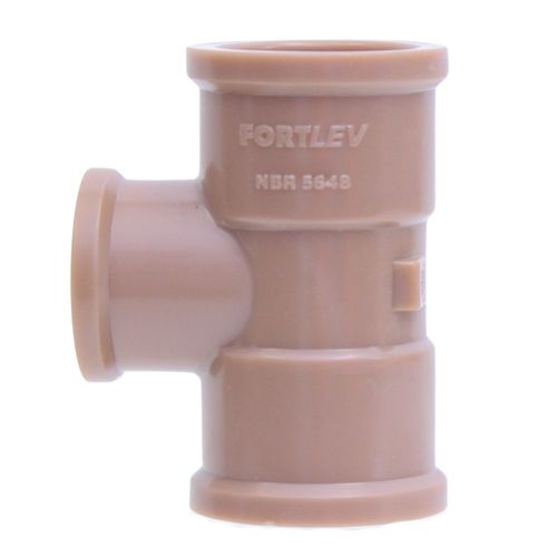 Te de Redução Soldável PVC 25mm x 20mm Fortlev