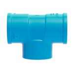 Te-Soldavel-com-Bucha-de-Latao-Azul-PVC-20mm-x-1-2--Fortlev