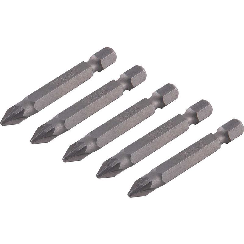 Bits-com-Ponteira-Pozidrive-encaixe-de-1-4--PH2-50mm-c-5pcs-Vonder
