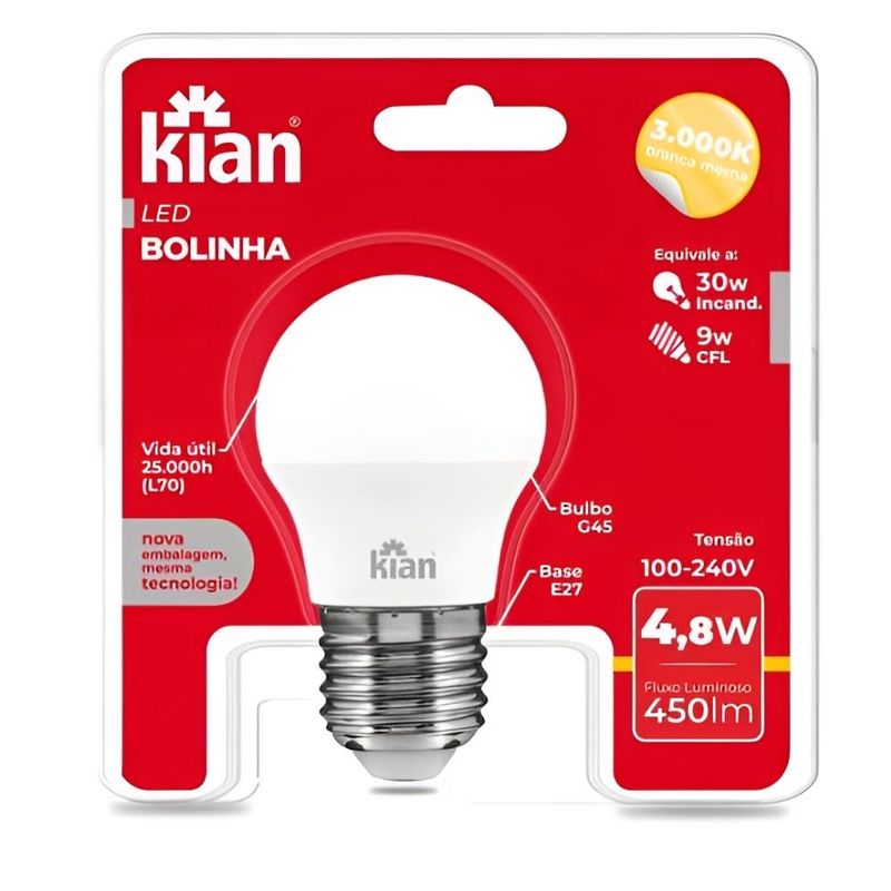 Lampada-de-LED-Bolinha-Bulbo-G45-48W-450-Lumens-Luz-Amarela