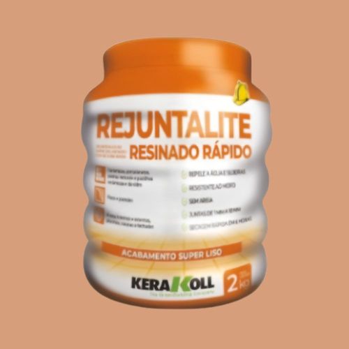 Rejunte Resinado Seca Rápido Pau Brasil 2kg Kerakoll