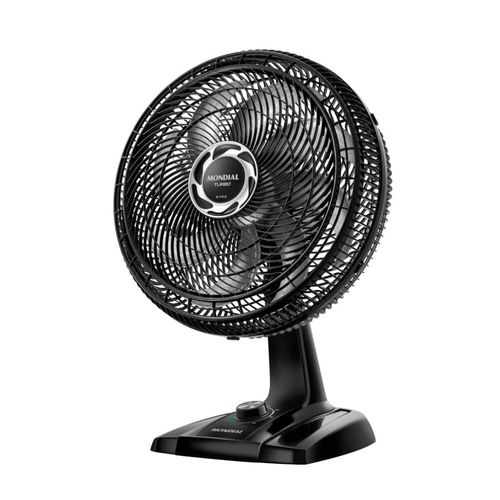 Ventilador de Mesa Turbo NVT40 Preto com 8 Pás 40cm 140w 127V