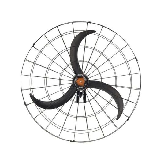 Ventilador de Parede V100 Fixo Preto com 3 Pás 100cm 370W Bivolt