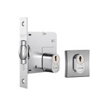 Fechadura-Externa-Roseta-Quadrada-Trinco-Rolete-45MM-1005-Inox-Cromado