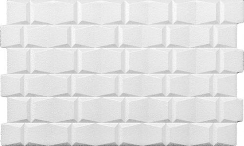 Revestimento Prisma Lux Bold Brilhante Branco 31x54cm 1,34m2