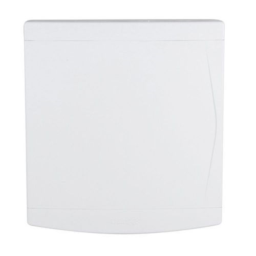 Quadro PVC Disjuntor Sobrepor sem Barramento para 18/24 Disj Branco