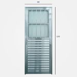 Porta-Postigo-Vidro-Boreal-Aluminio-Brilhante-Direito-210X80cm