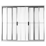 Janela-de-Correr-4-Folhas-com-Grade-Aluminio-Brilhante-120x200cm