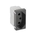 Modulo-Tomada-2P-T-20A-250V-Grafite-Simon-35