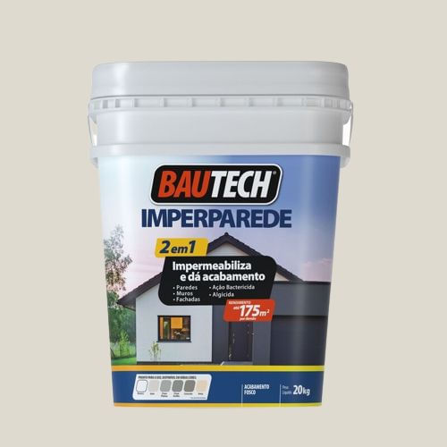 Tinta Acrílica Fosco Imperparede Gelo 20Kg Bautech