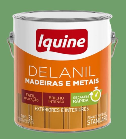 Esmalte Standard Sintético Alto Brilho Delanil Verde Nilo 3L