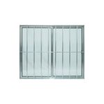 Janela-de-Correr-2-Folhas-com-Grade-Aluminio-Brilhante-100x150cm