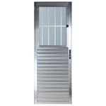 Porta-Postigo-Vidro-Liso-Aluminio-Brilhante-Esquerdo-210x80cm