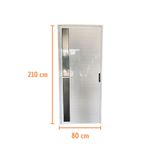 Porta-Lambril-Aluminio-Branco-com-Fechadura-e-Visor-Direito-210x80cm