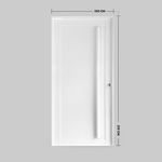 Porta-Lambril-Aluminio-Branco-com-Puxador-Esquerdo-210x100cm