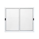 Janela-de-Correr-2-Folhas-sem-Grade-Aluminio-Branco-80x80cm